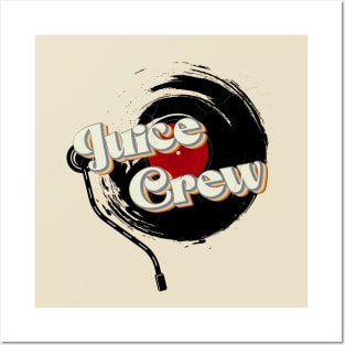 Juice Crew 80s // Vinyl Vintage Style Posters and Art